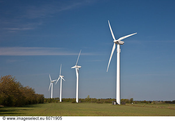Windturbine Windrad Windräder Feld