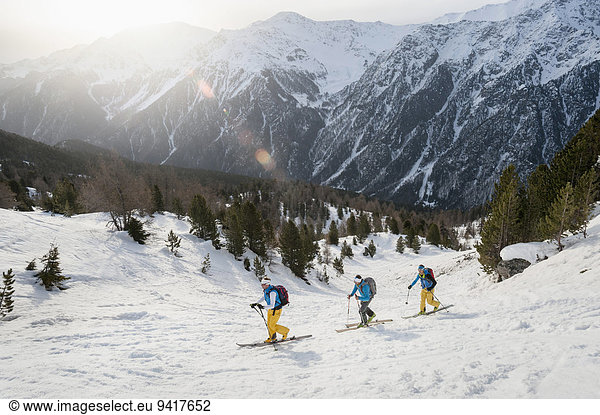 Winter Landschaft Tagesausflug Skisport querfeldein Cross Country