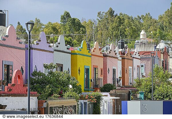 Wohnanlage  Reihenhäuser  Barrio de Xanenetla  Puebla  Mexiko  Mittelamerika