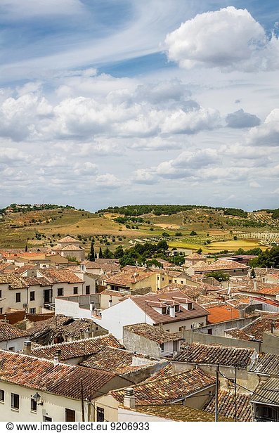 Wolke Himmel Dorf Chinchon Spanien