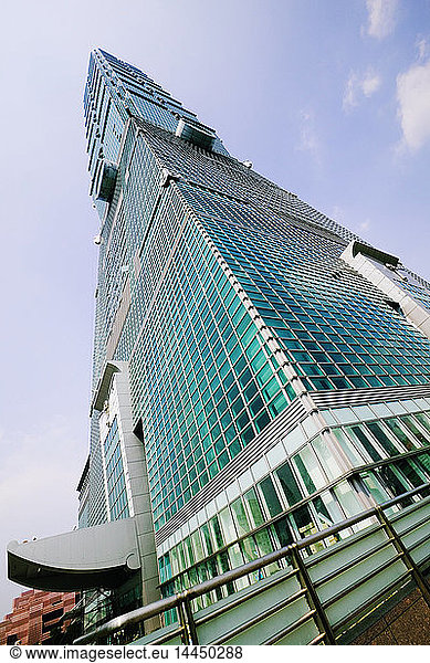 Wolkenkratzer  Gebäude Taipei 101