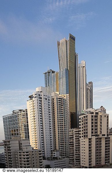 Wolkenkratzer mit Büros und Wohngebäude im Bezirk Marbella  Panama City  Panama  Mittelamerika