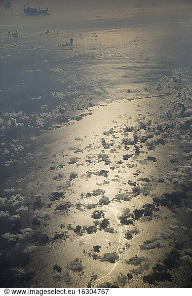 Wolkenlandschaft über dem Mittelmeer