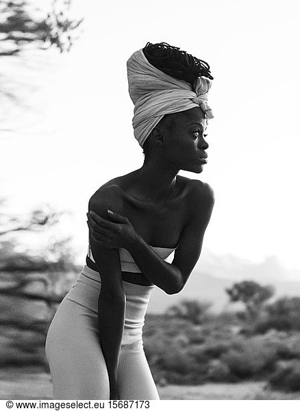 woman  beauty  fashion  head wrap  african-american
