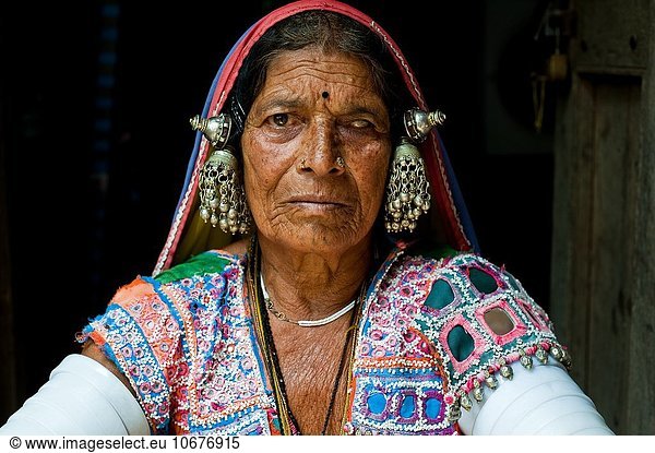 Woman belonging to the Lambani caste ( Telangana state Woman belonging ...