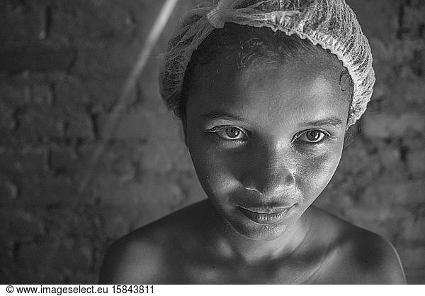 Woman cook from a quilombo in northern Brazil