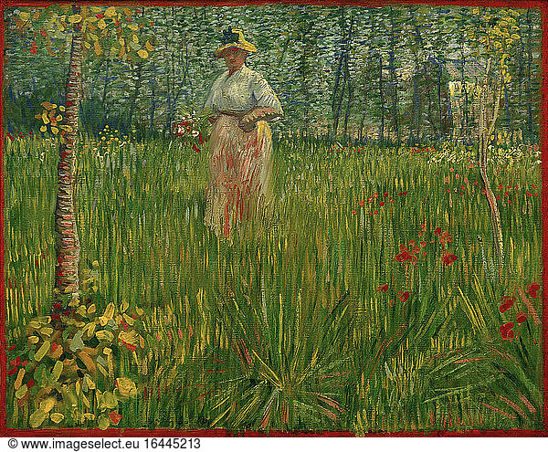 Woman in a Garden