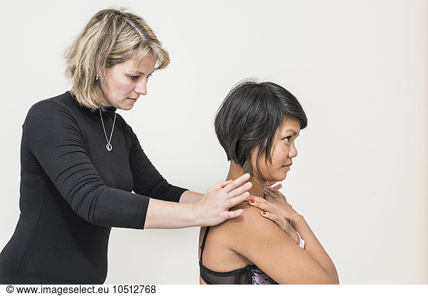 WOMAN IN PHYSICAL THERAPY