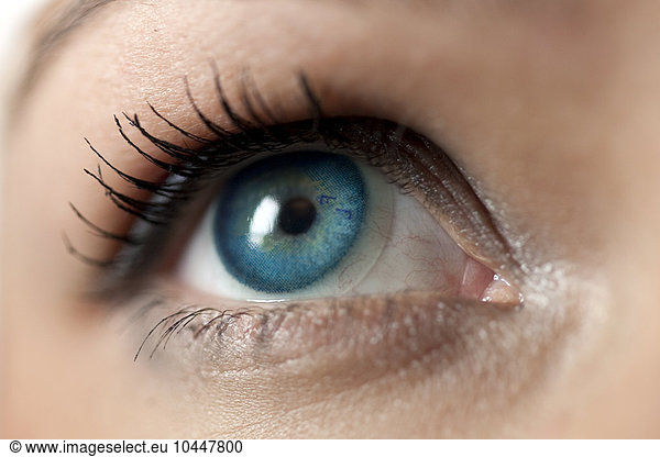 Women with contact lenses