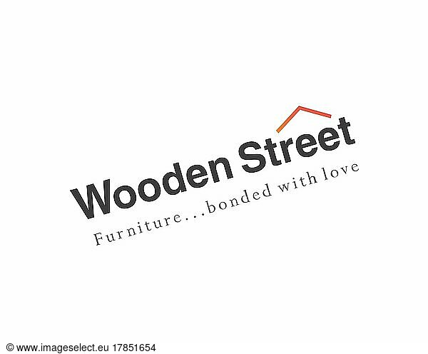 Wooden Street  gedrehtes Logo  Weißer Hintergrund