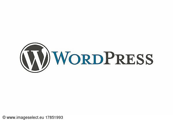 WordPress  Logo  Weißer Hintergrund