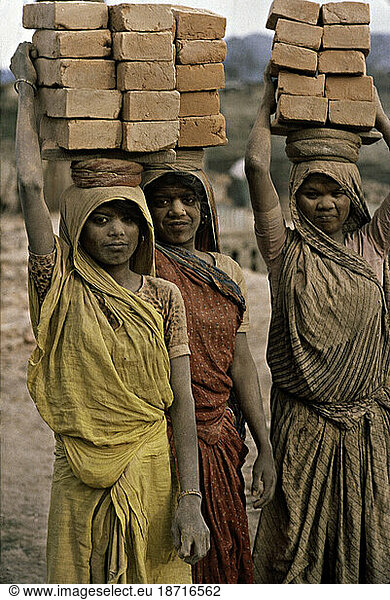Workers in Kathmandu  Nepal.