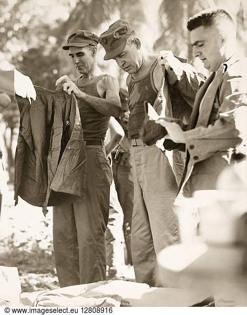 WWII: POWS WWII: POWS, 1945. American Marines Sergeant Eugene C ...