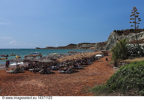 Xi beach  Lixouri  Kefalonia  Ionian Islands  Greece