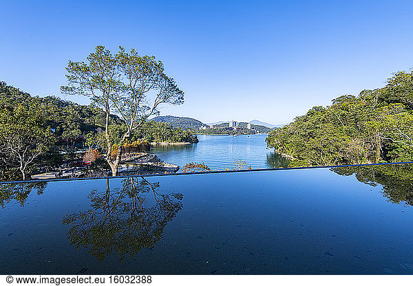 Xiangshan Scenic Outlook  Sun Moon Lake  National Scenic Area  Nantou county  Taiwan  Asia