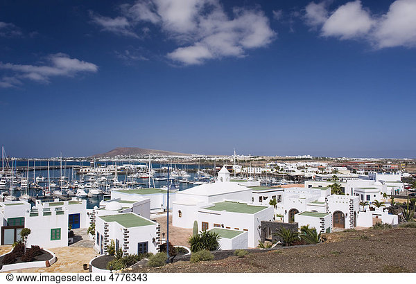 Yachthafen  Marina Rubicon  Playa Blanca  Lanzarote  Kanarische Inseln  Spanien  Europa