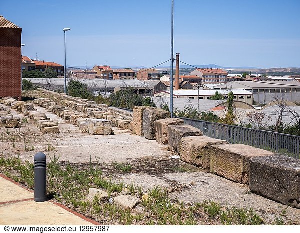 Yacimiento romano La Clínica. Calahorra. La Rioja. Spain.