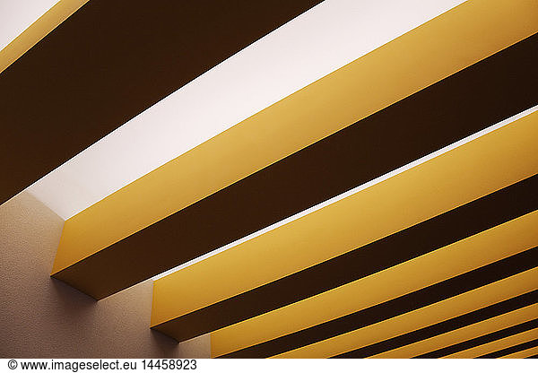 Yellow Ceiling Beams