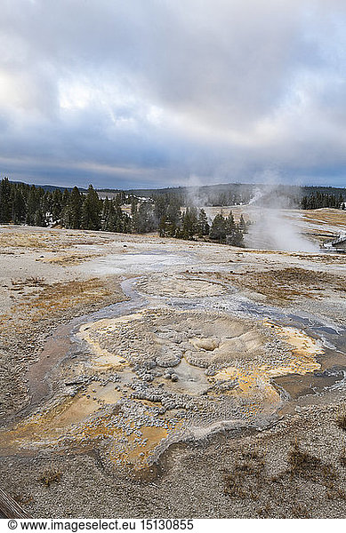 Yellowstone-Nationalpark UNESCO-Welterbe Wyoming Vereinigte Staaten von Amerika Nordamerika