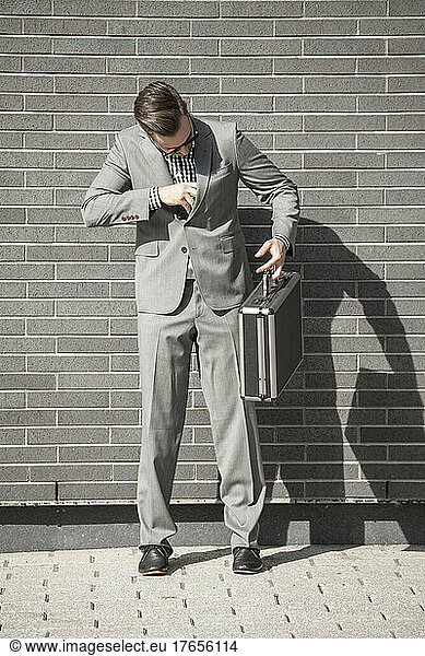 Young professional man projecting confidence