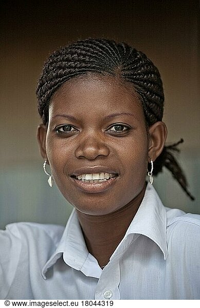 Young woman  hotel employee  Tarimi  Tanzania  Africa