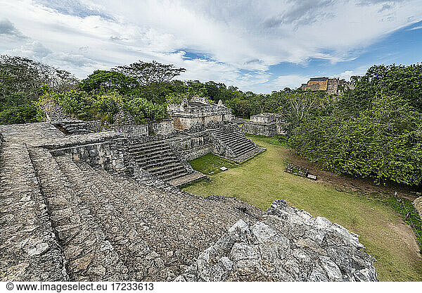 Yucatec-Maya archäologische Stätte  Ek Balam  Yucatan  Mexiko  Nordamerika