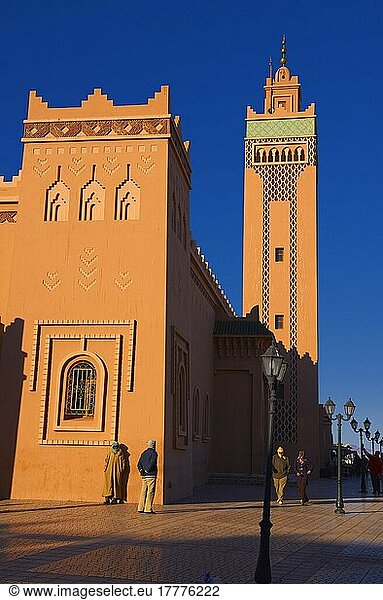 Zagora  Große Moschee  Draa-Tal  Region Souss-Massa-Draa  Maghreb  Nordafrika  Marokko  Afrika