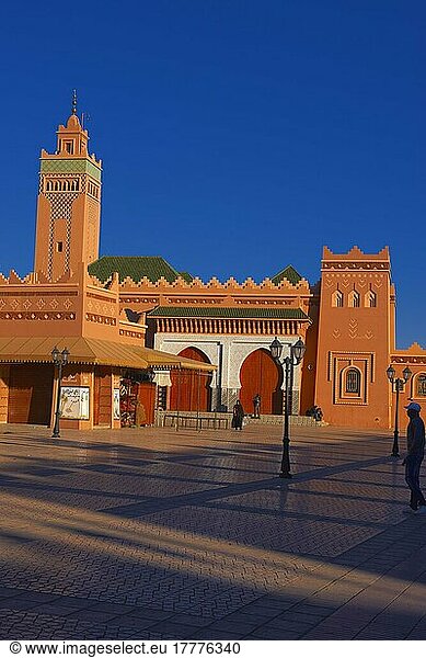 Zagora  Große Moschee  Draa-Tal  Region Souss-Massa-Draa  Maghreb  Nordafrika  Marokko  Afrika