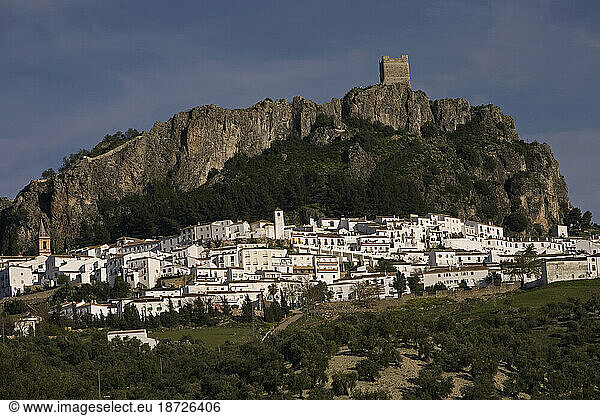 Zahara de la Sierra village  Cadiz province  Andalusia  Spain.