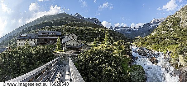 Zemmbach an der Berliner Hütte  Berliner Höhenweg  Zillertal Alps  Zillertal  Tyrol  Austria  Europe