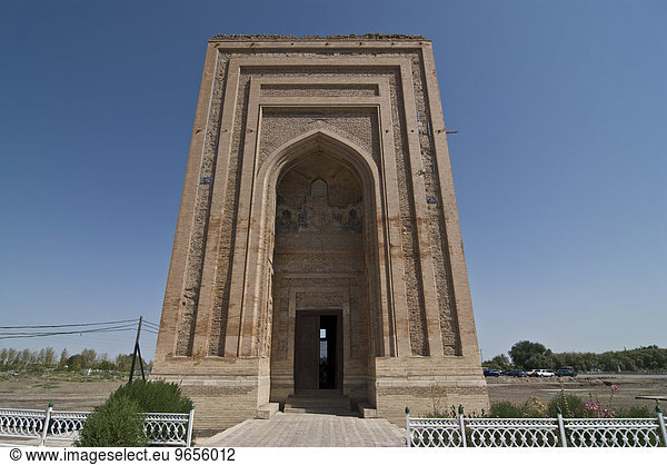 Zerstörte Moschee in Konye Urgench  Turkmenistan  Zentralasien  Asien