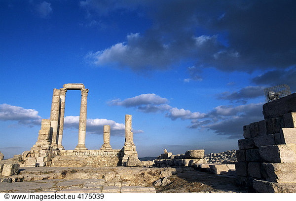 Zitadelle  Amman  Jordanien  Asien
