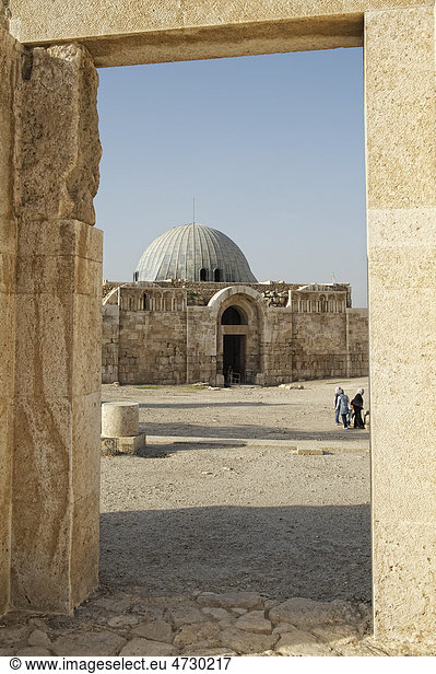 Zitadelle in Amman  der Hauptstadt des Haschemitischen Königreiches Jordanien  Vorderasien
