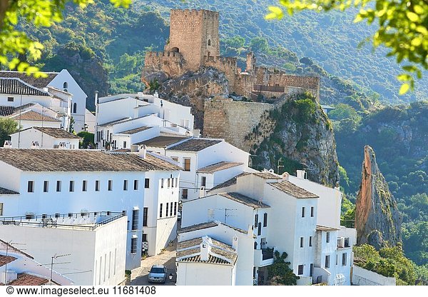 Zuheros  Castle and village  Sierra de la Subbetica  Route of the Caliphate  Cordoba  Andalusia  Spain.