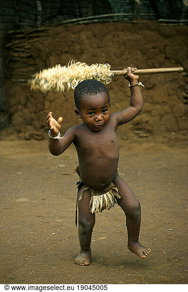 Zulu baby warrior